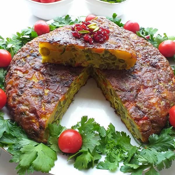 کوکوی لوبیا سبز