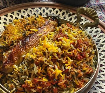 سبزی پلو دامغانی